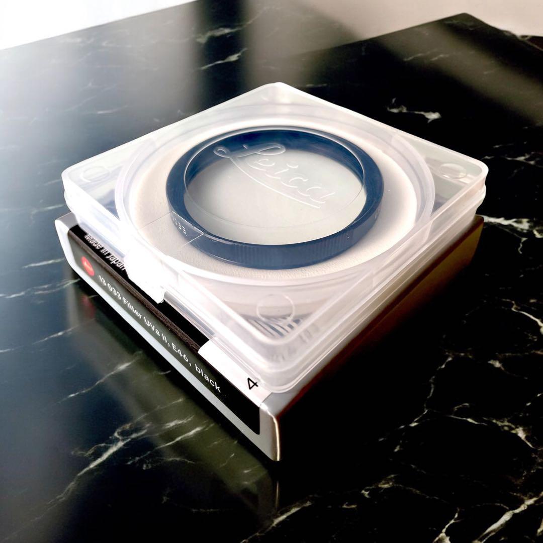 【新品】ライカ E46 II ブラック UV フィルター Leica LEICA