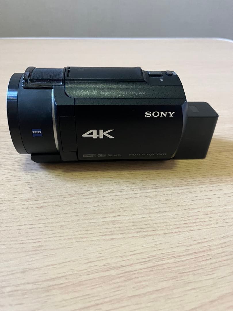 美品】SONY FDR-AX45 4Kビデオカメラ（ブラック）　おまけ付き