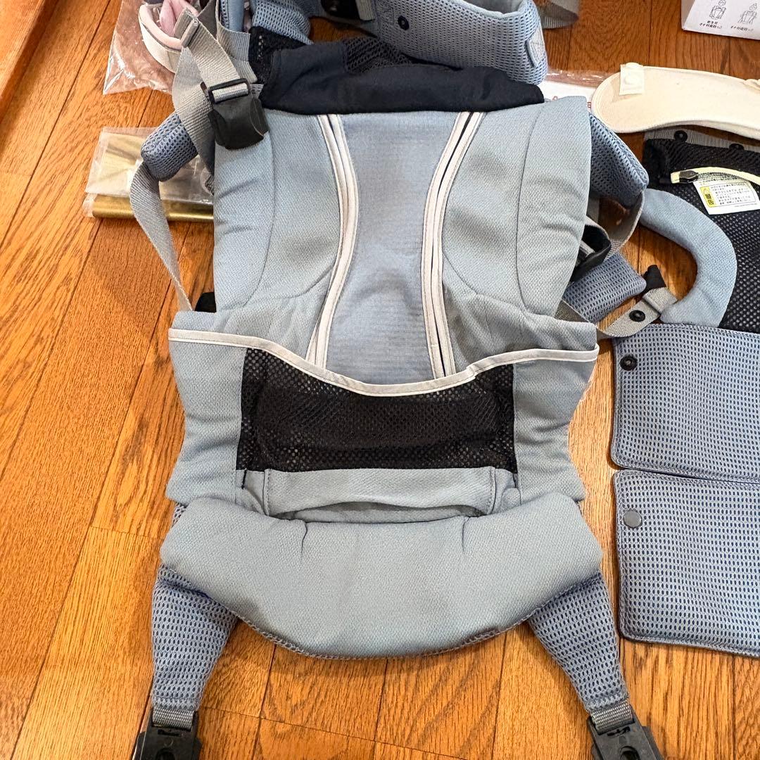 Aprica アップリカ ラクリス 抱っこひも LACLIS グレーとオマケ3つ