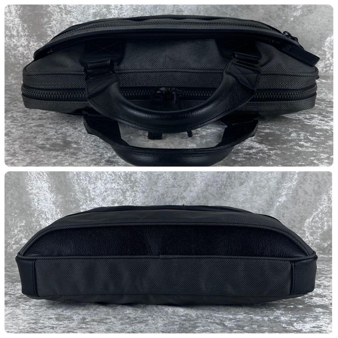 現行 未使用級 ブリーフィング フュージョン ワンウェイ ブリーフケース グレー