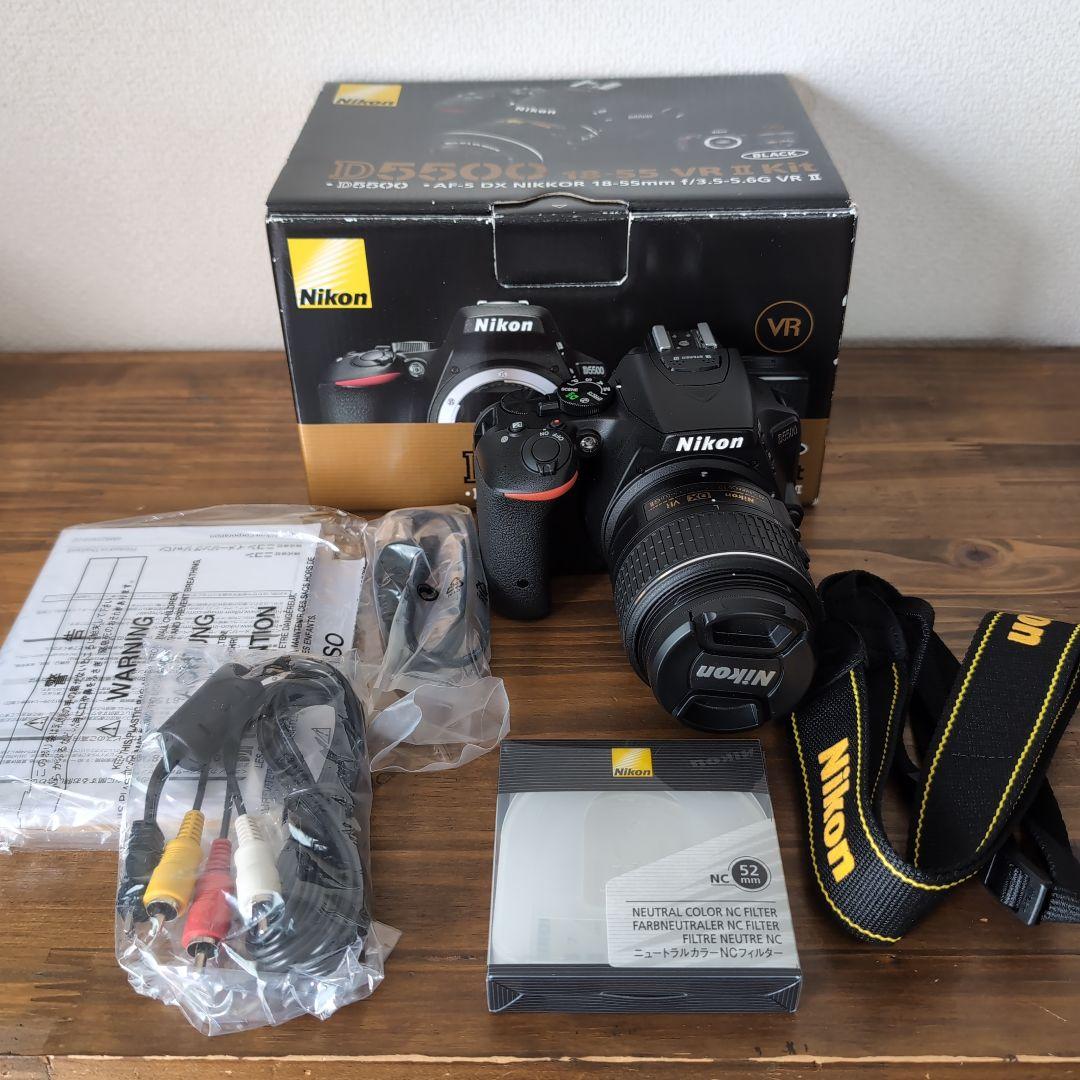 【美品・使用頻度少】Nikon D5500 デジタル一眼レフカメラ 付属品全あり