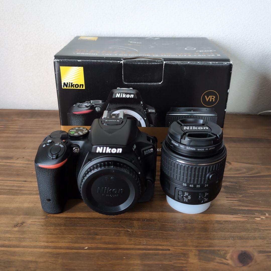 【美品・使用頻度少】Nikon D5500 デジタル一眼レフカメラ 付属品全あり