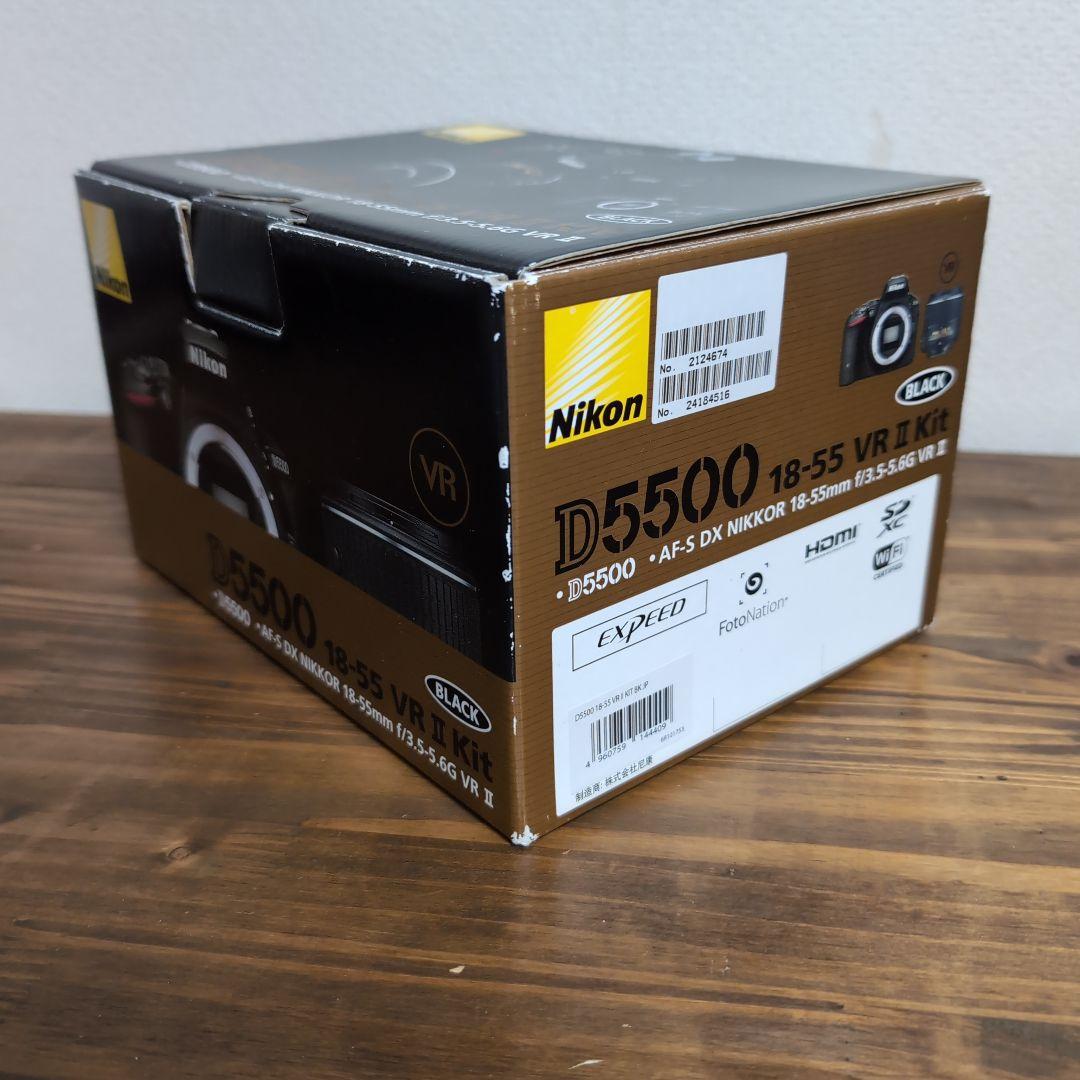 【美品・使用頻度少】Nikon D5500 デジタル一眼レフカメラ 付属品全あり