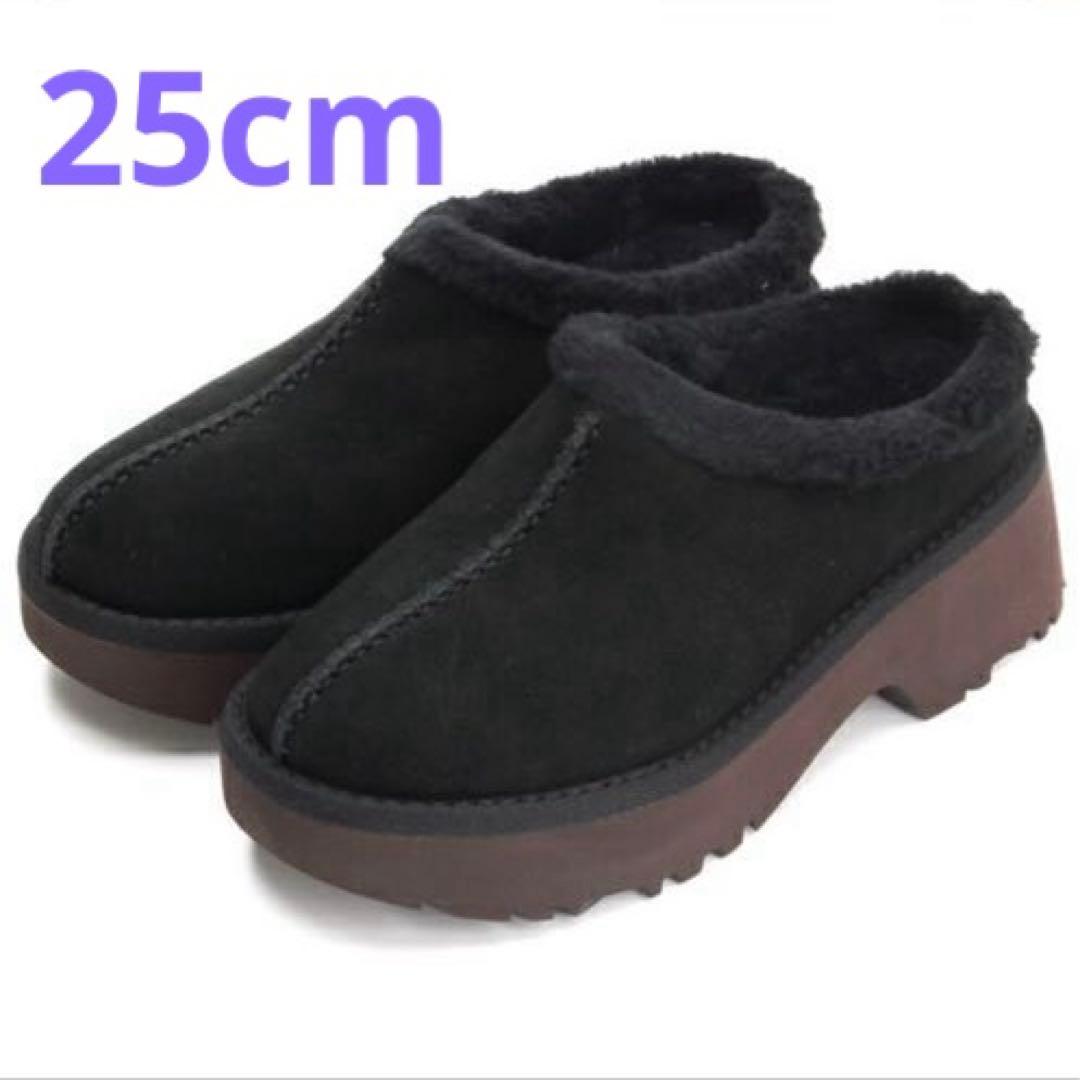 しちさぶ　UGG／アグ　ニューハイツ コージー クロッグ 厚底　ブラック