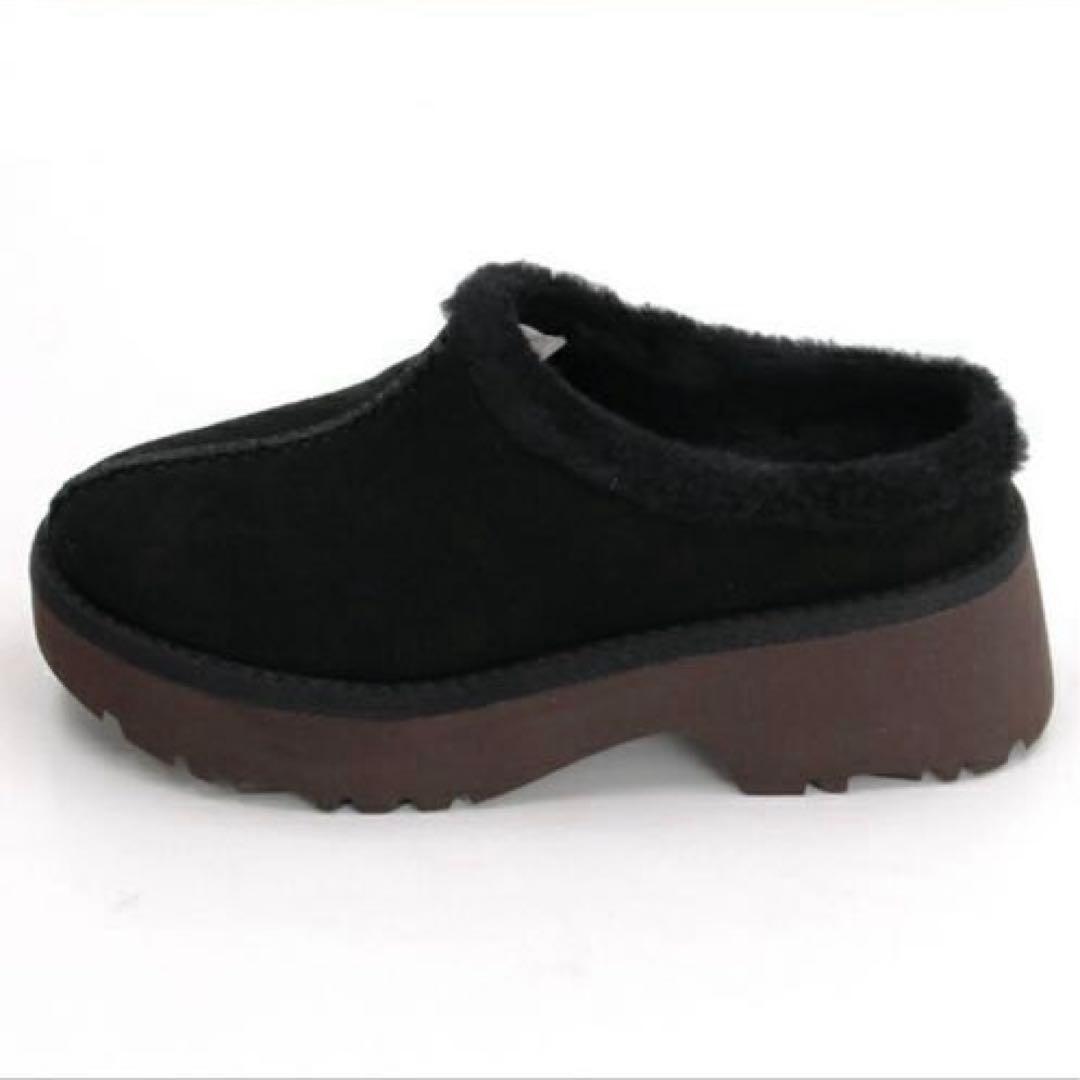 しちさぶ　UGG／アグ　ニューハイツ コージー クロッグ 厚底　ブラック