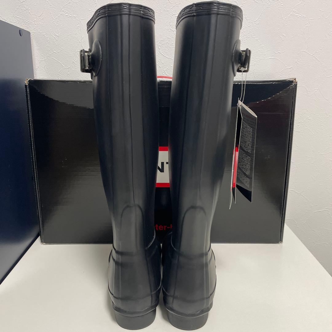 新品 ハンター レインブーツ オリジナルトール ロング ブラック 22㎝