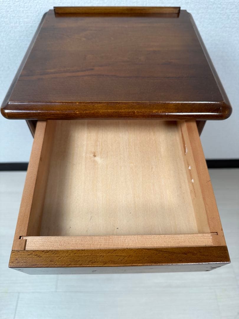 カリモク オールドカリモク 電話台 花台 飾り棚 ※i4※