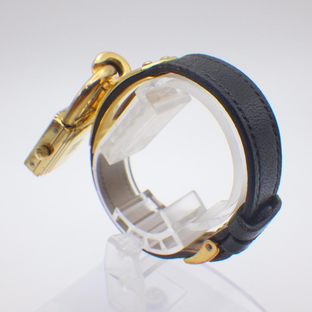 稼働 エルメス ケリーウォッチ レディース ゴールド パドロック オリジナル箱付