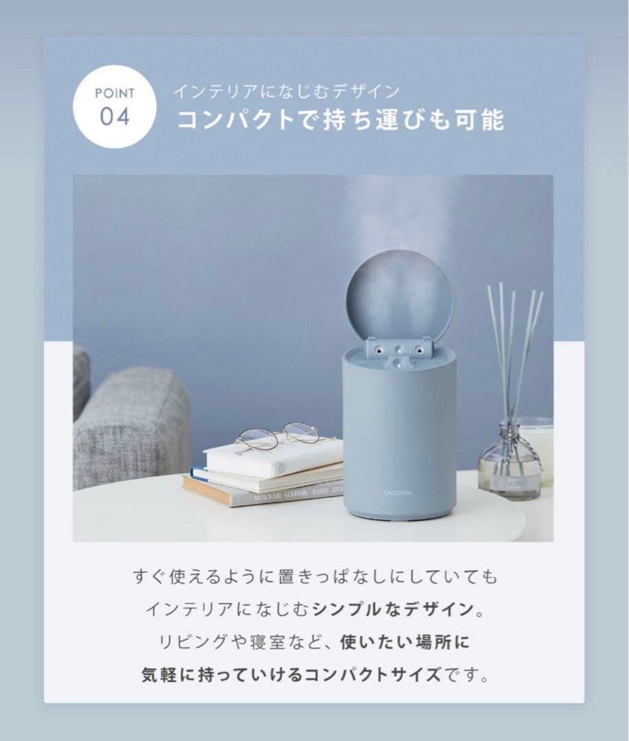 SALONIA ピュア ブライト スチーマー