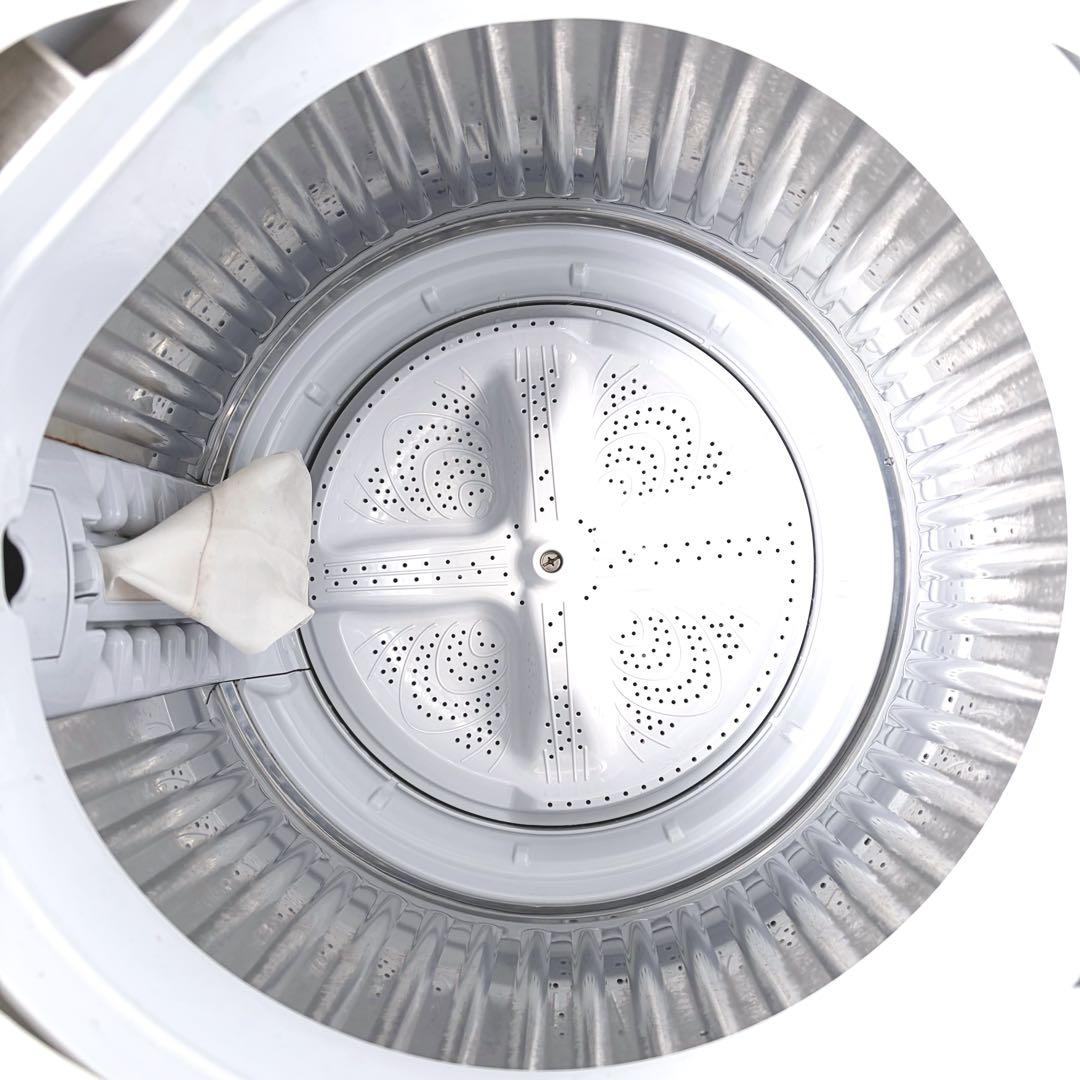 運搬取付無料！ブラウン純正SHARPステンレス穴なし槽清潔洗濯機！完動品超美品！