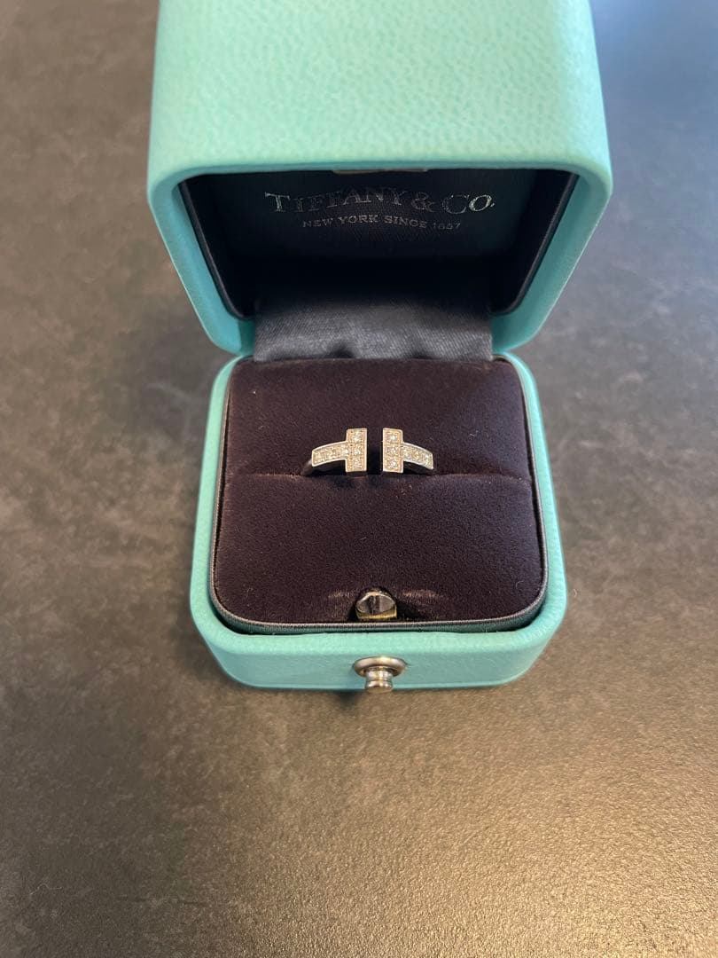 【Mai】ティファニーT ダイヤモンドワイヤーリング