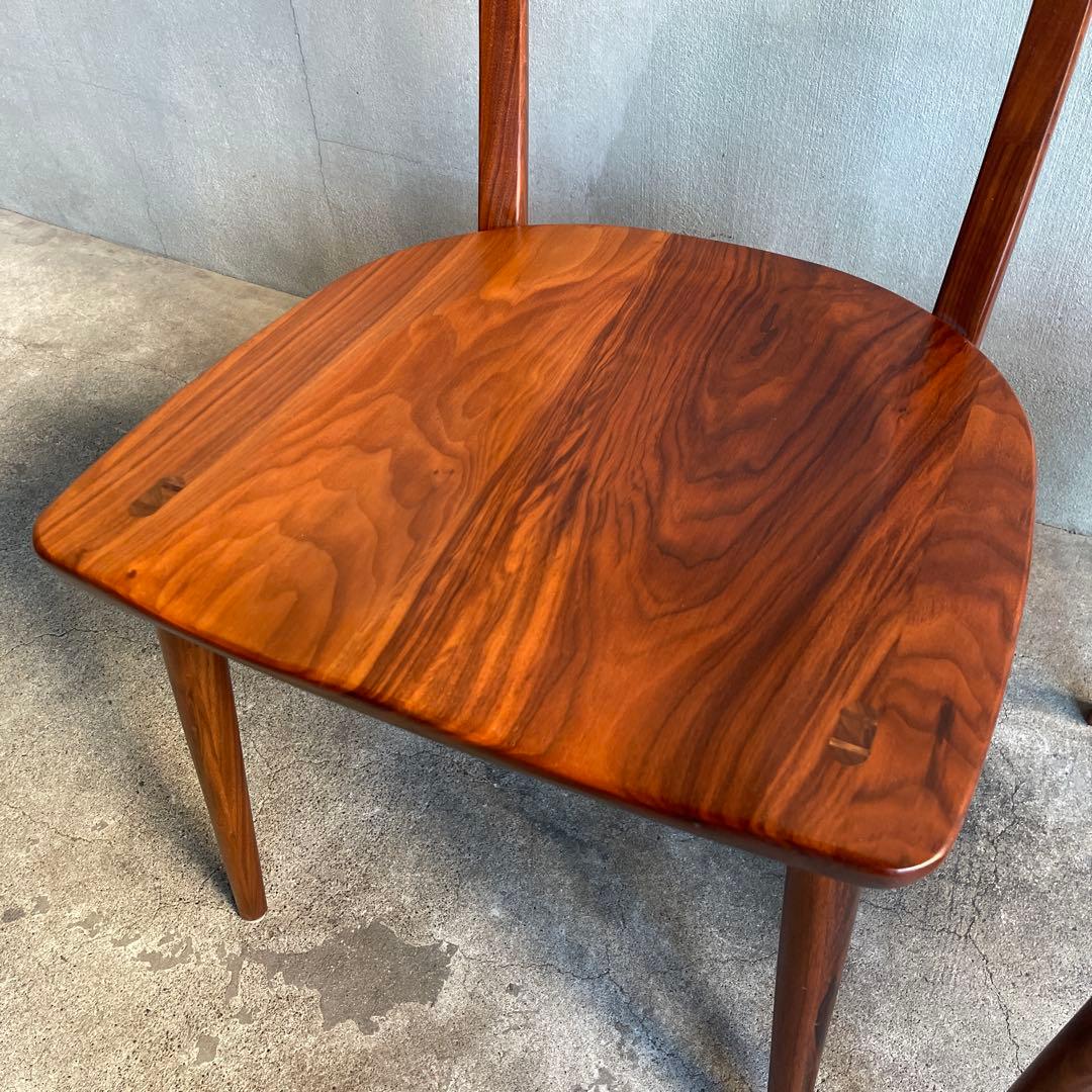 IDC OTSUKA Fill2ウォールナット無垢材 ダイニングチェア4脚