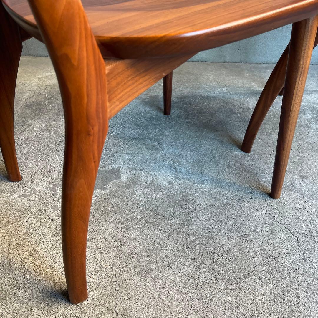 IDC OTSUKA Fill2ウォールナット無垢材 ダイニングチェア4脚