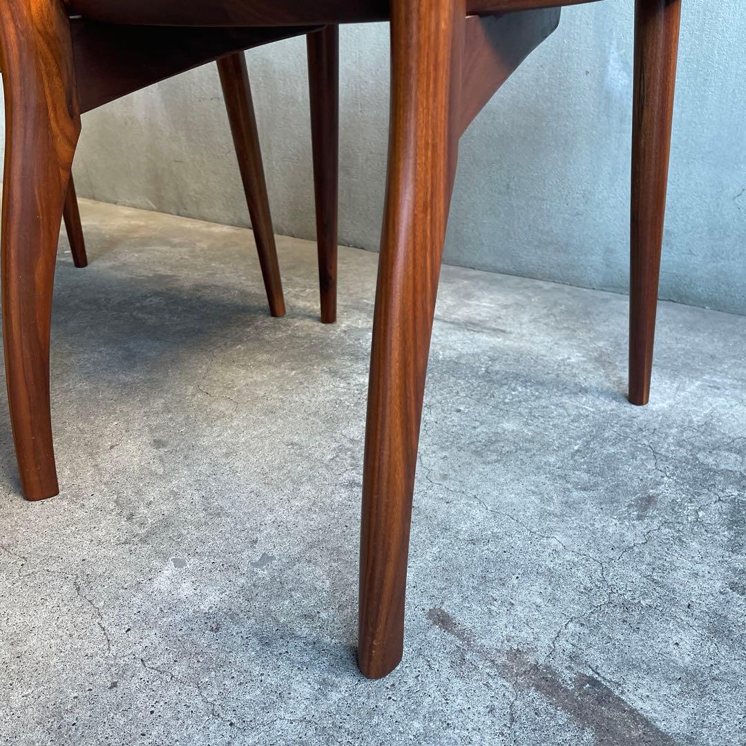 IDC OTSUKA Fill2ウォールナット無垢材 ダイニングチェア4脚