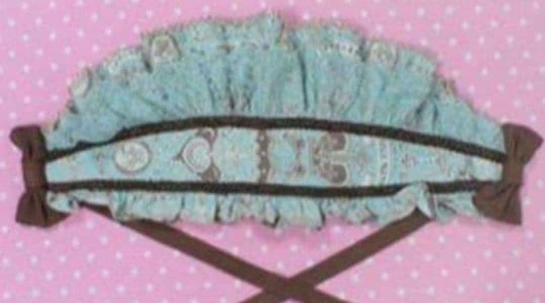 タグ付き未使用品　Musee du Chocolatハーフボンネット　ミント