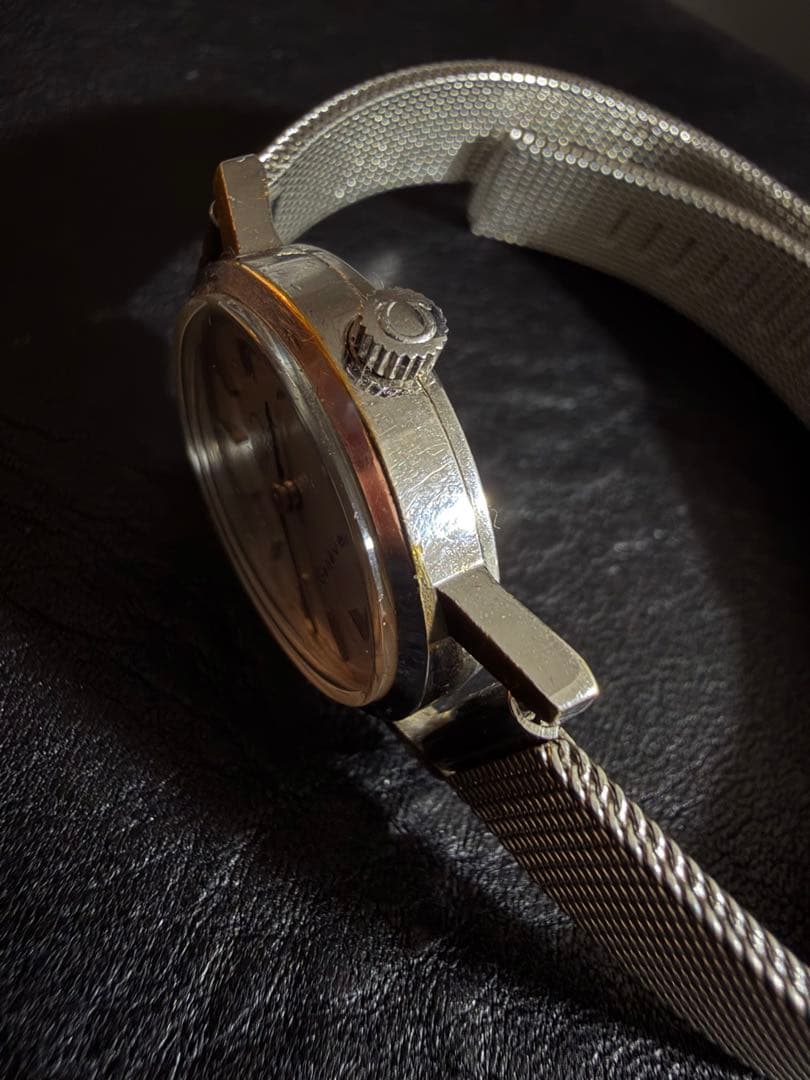 OH済み OMEGA Geneve 手巻き時計 シルバー オメガ ジュネーブ