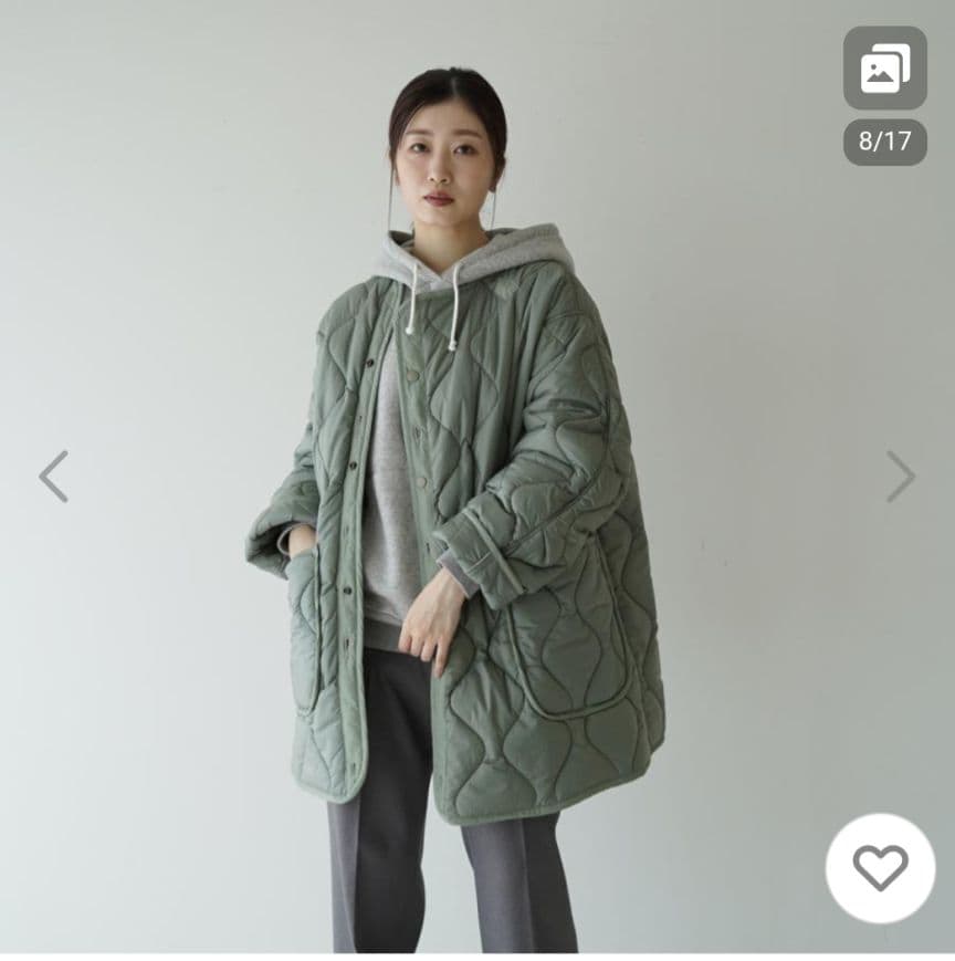 The Shinzone フィールドパーカー セージカラー 3way仕様