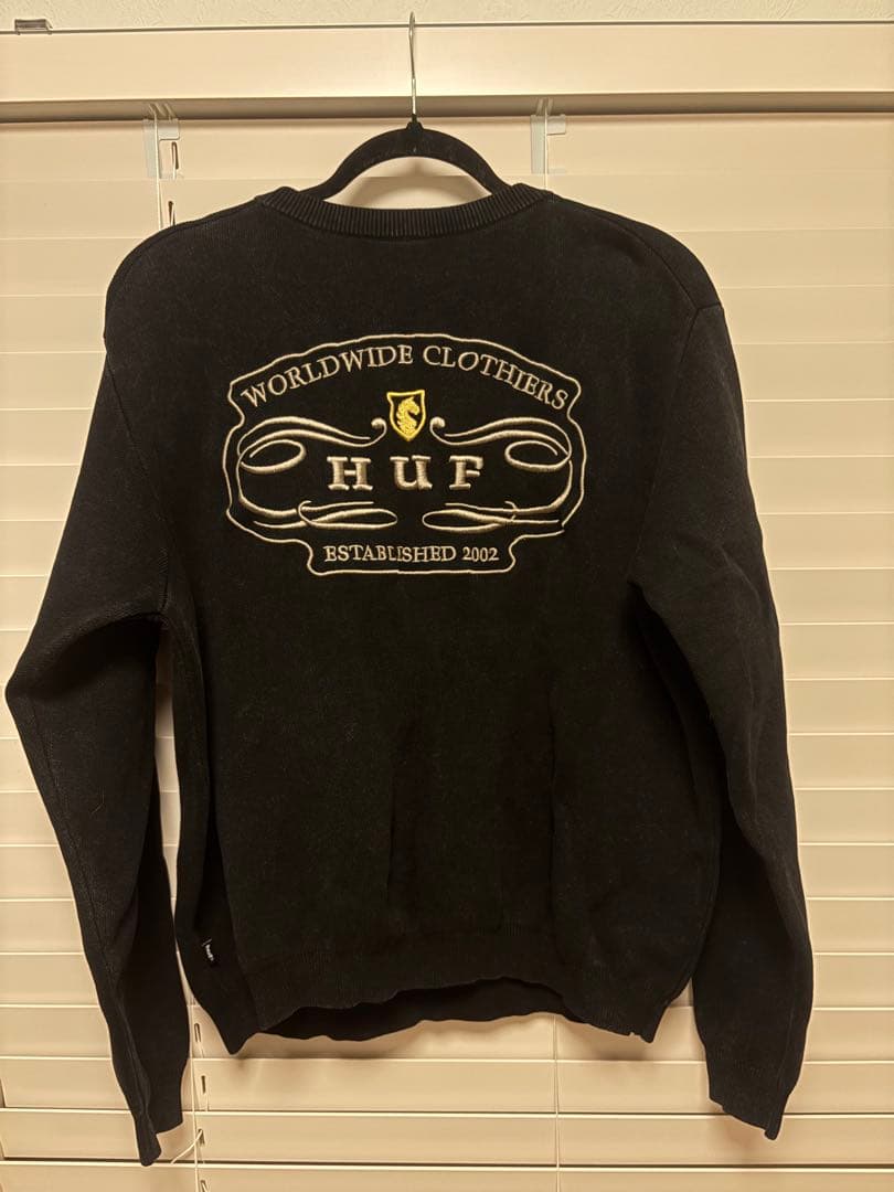 HUF WORLDWIDE CLOTHIERS SWEATERスウェット