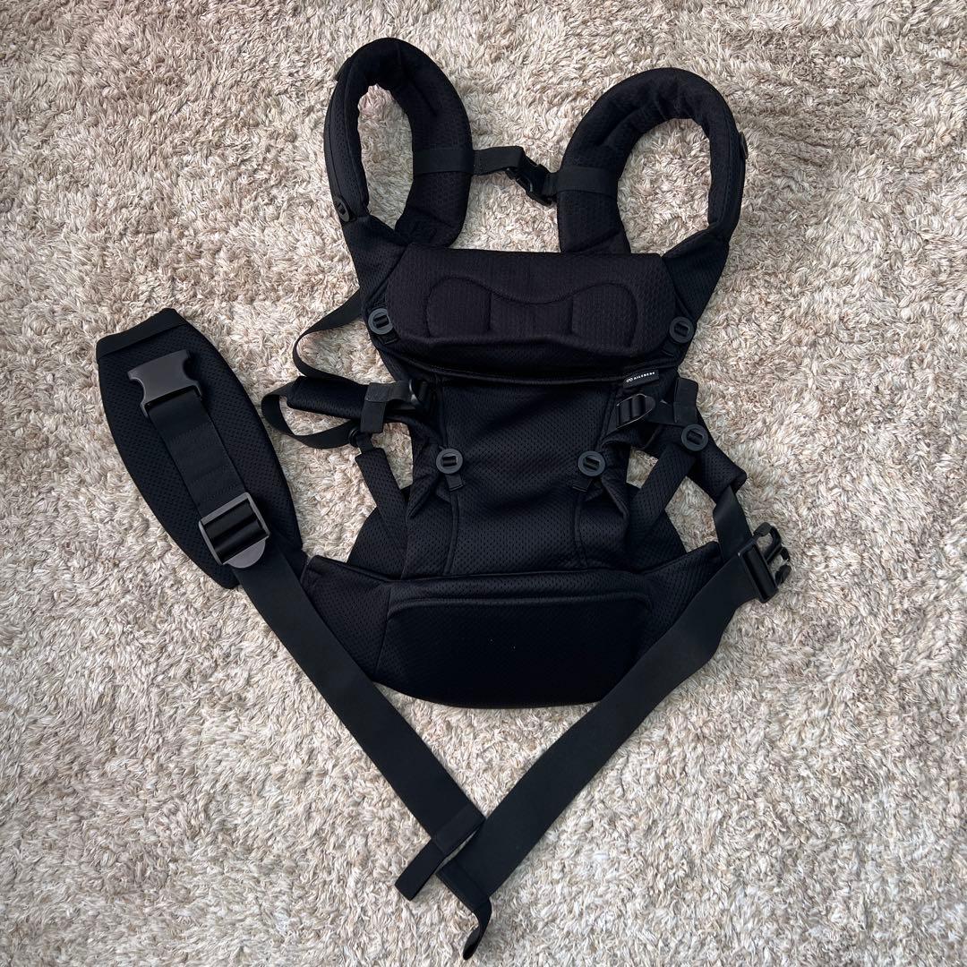 抱っこひも・スリング AILEBEBE BABY CARRIER THREE qd BLACK