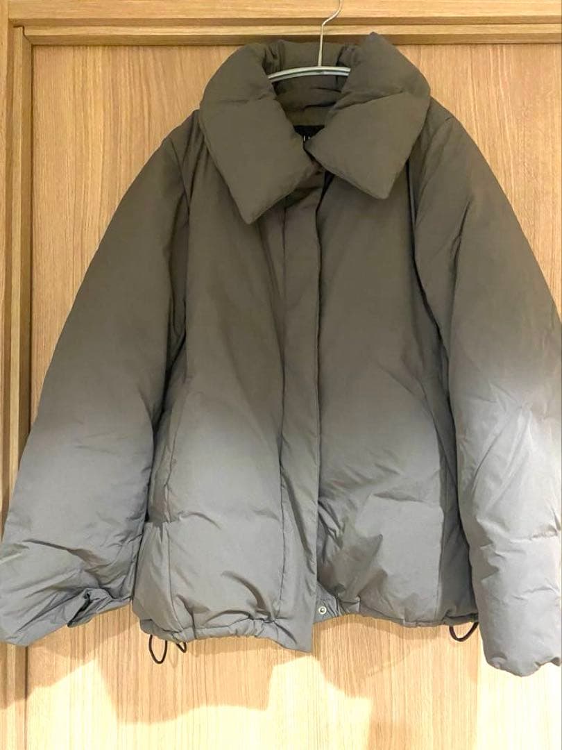 INDIVI ステッチレス ショートダウンコート【撥水／洗える／デザイン衿】