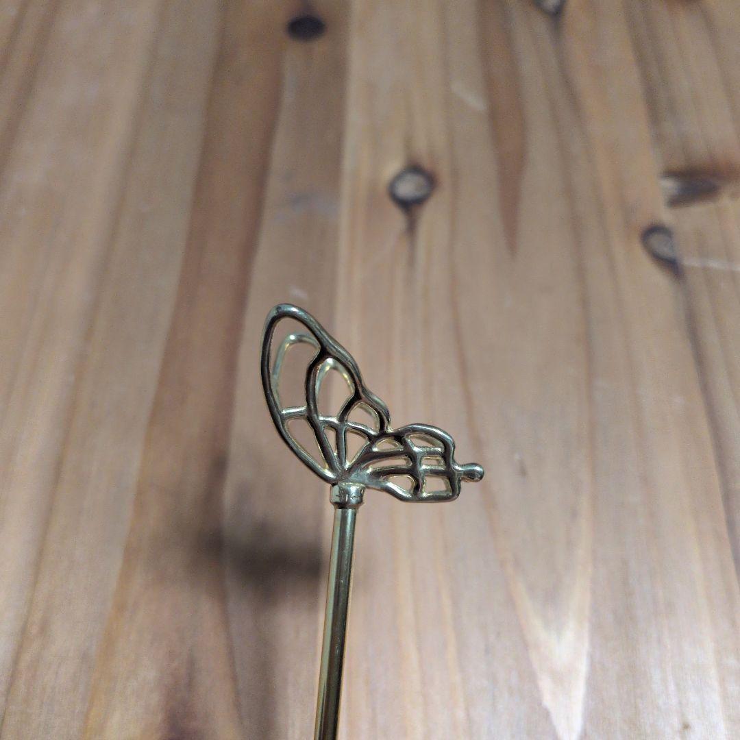 かんざし屋wargo「ichirin簪-sv-ellipse＆バタフライ」