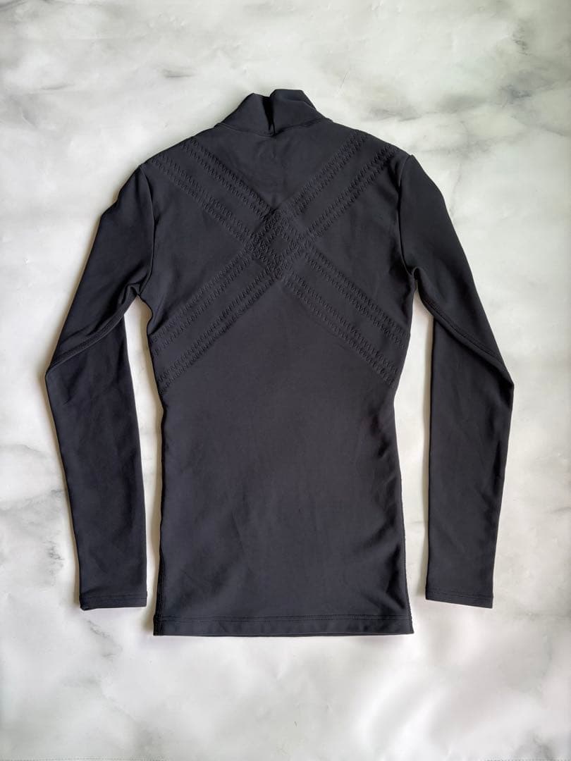 グラントイーワンズレディースパンプ ハイネック長袖光電子 S ブラック