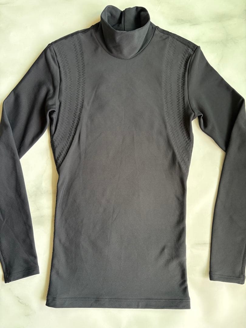 グラントイーワンズレディースパンプ ハイネック長袖光電子 S ブラック