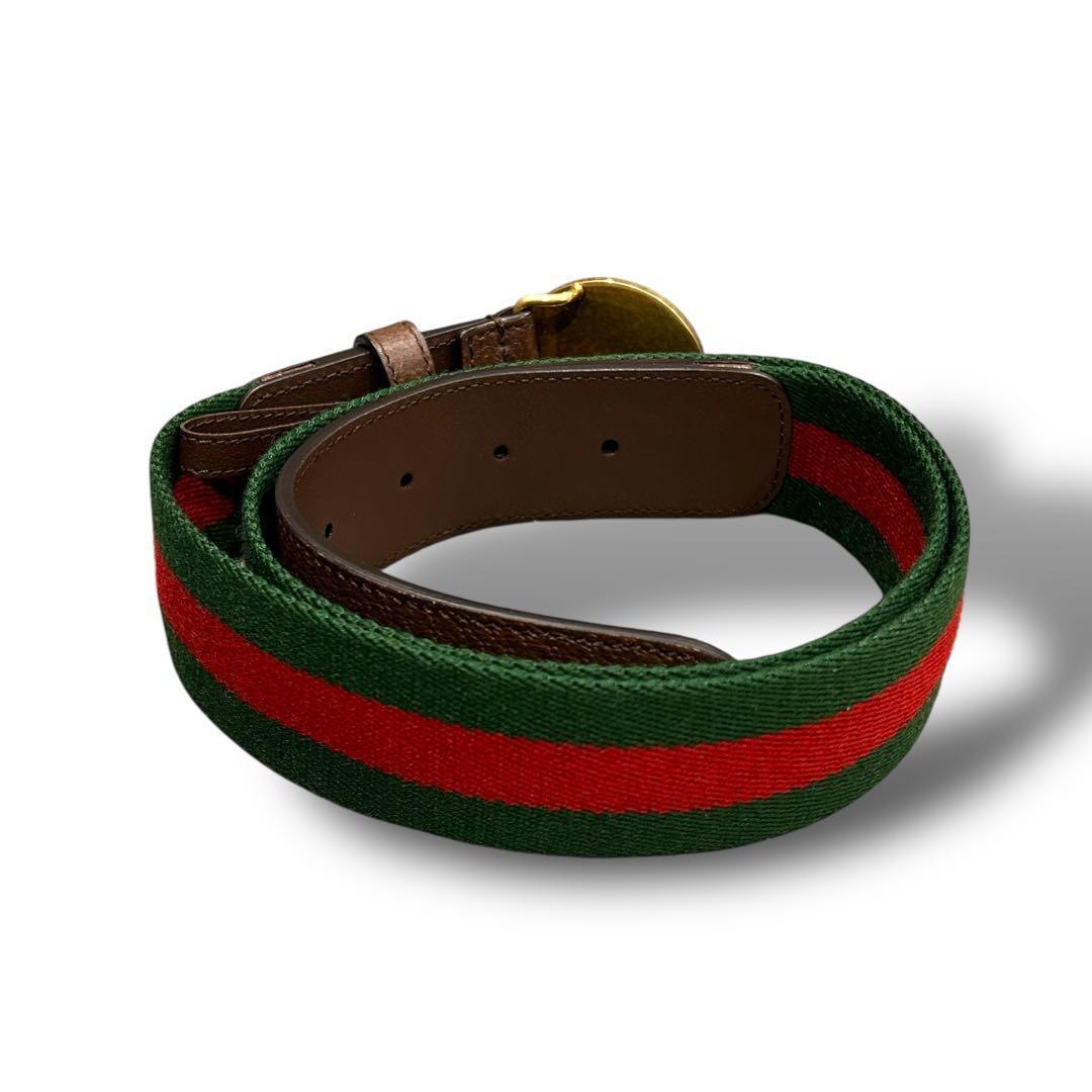 極美品 GUCCI×adidas コラボ ベルト シェリーライン メンズ