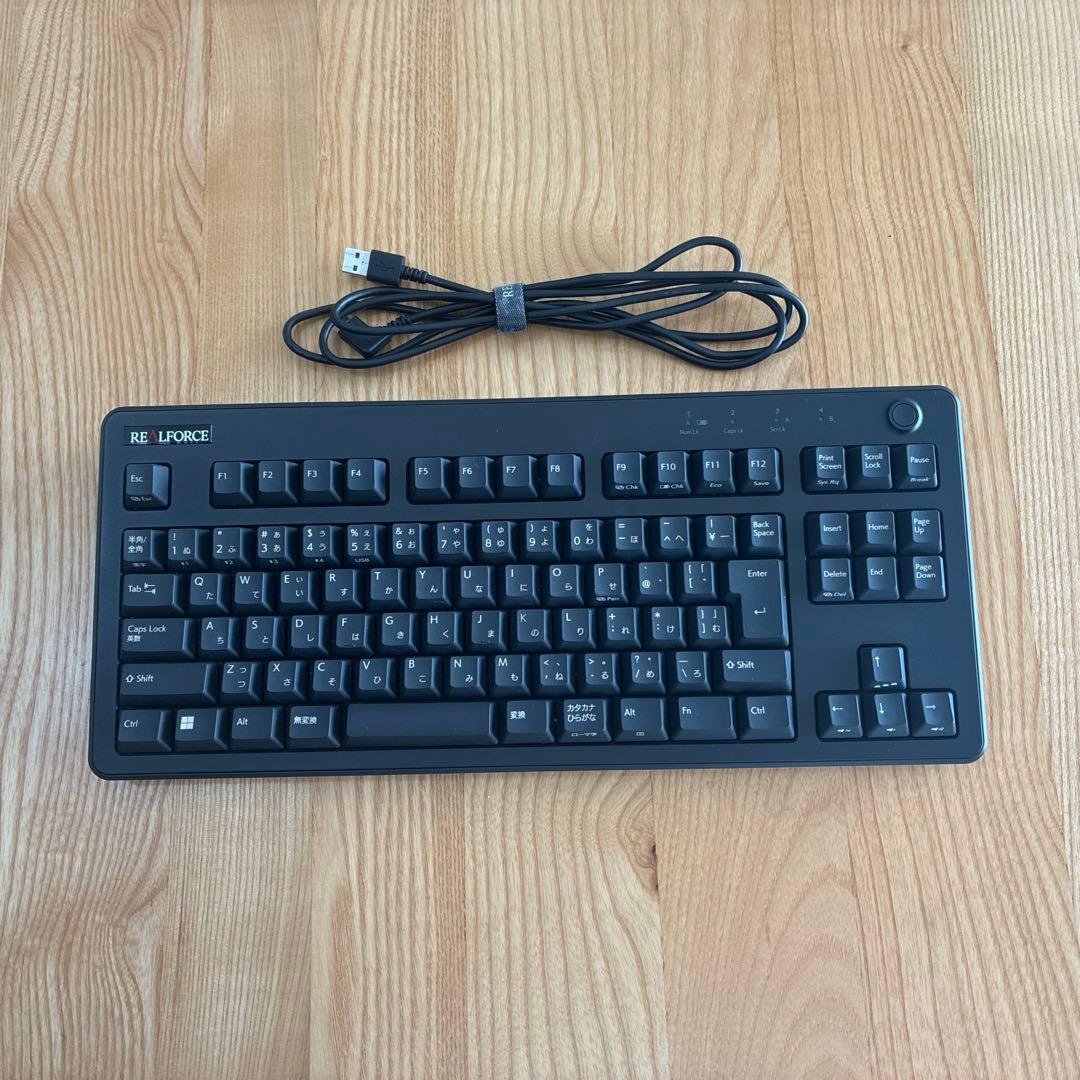 【週末値下】REALFORCE 日本語配列 キーボードR3HC13 テンキーレス