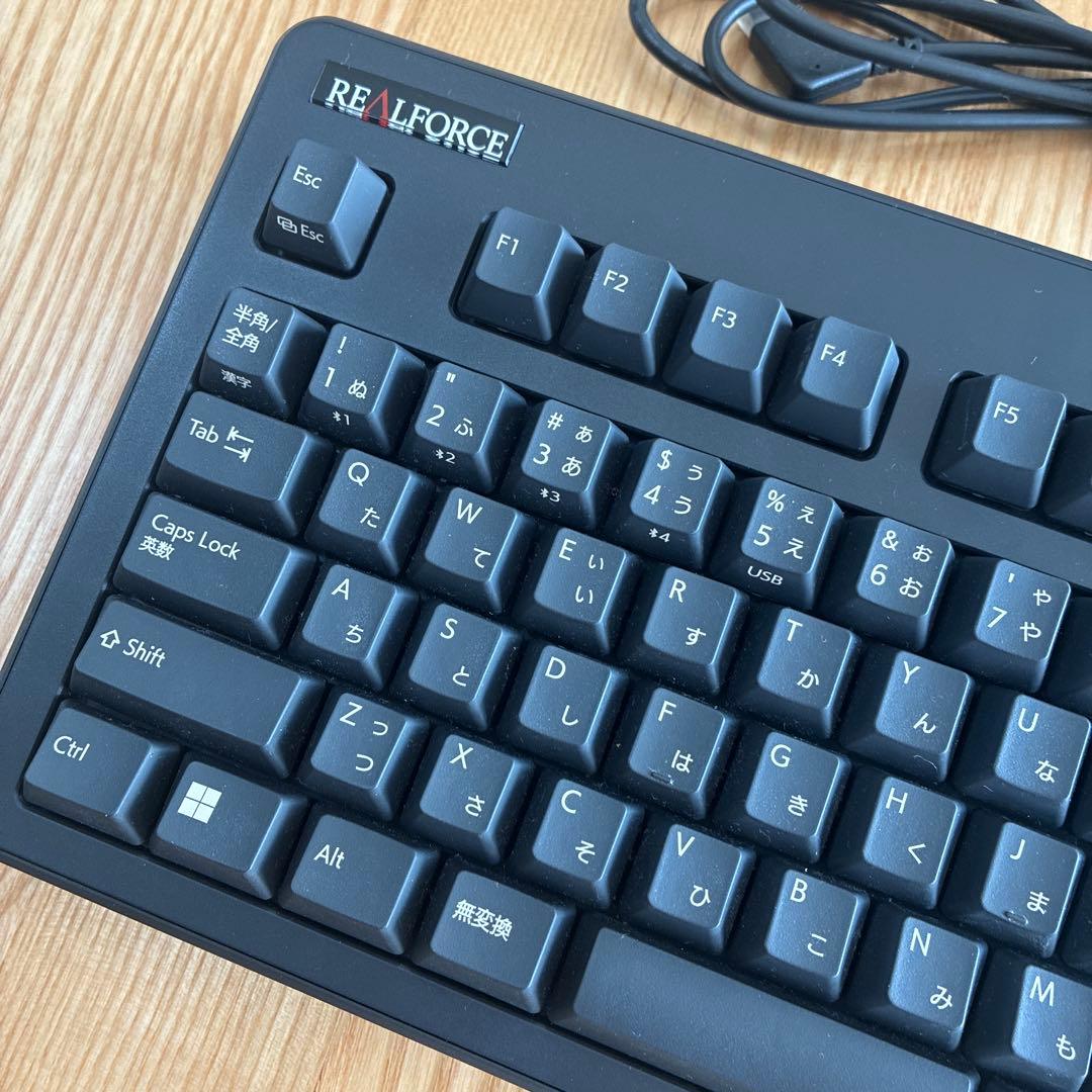 【週末値下】REALFORCE 日本語配列 キーボードR3HC13 テンキーレス