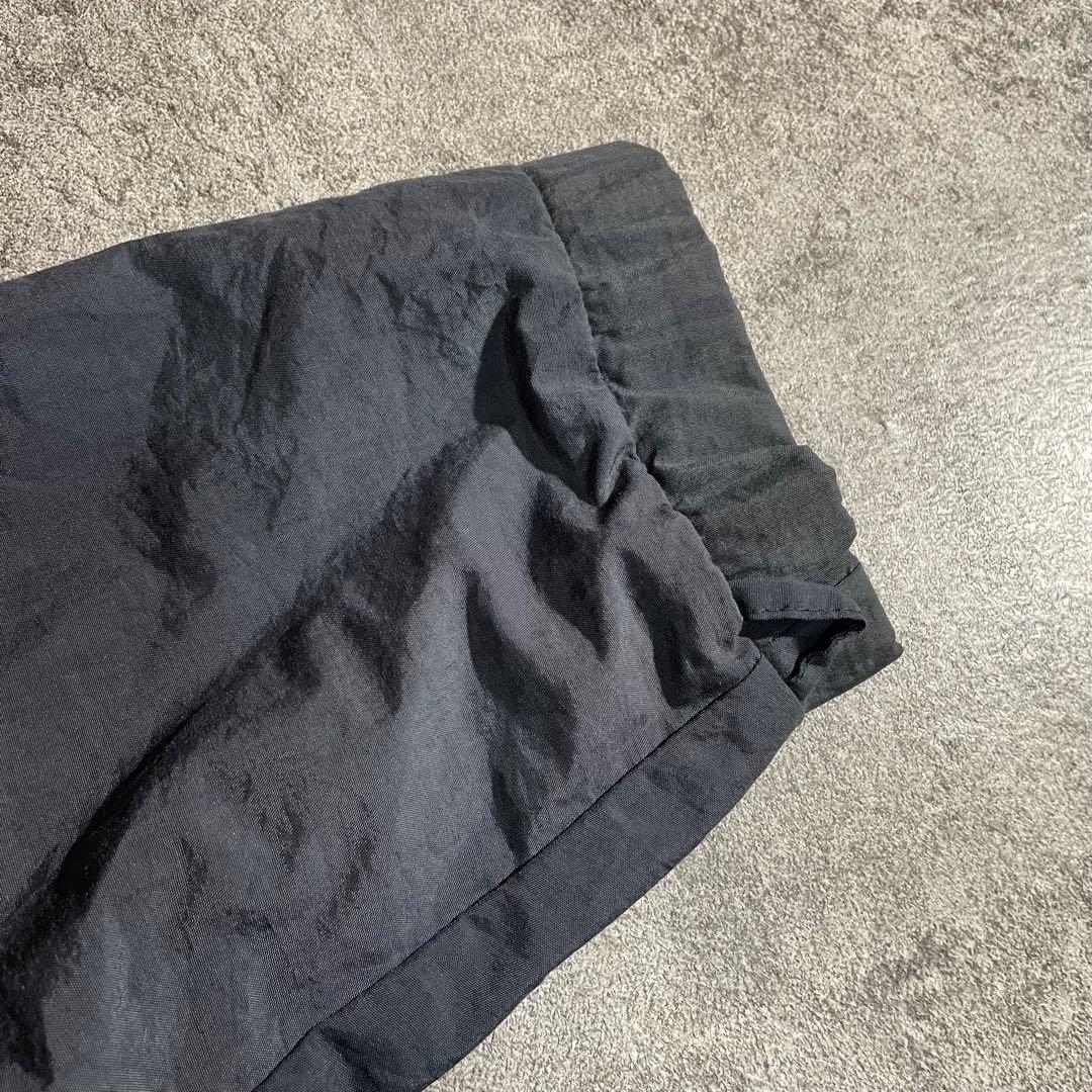 90'sColumbia古着ウォームアップジャケット短丈灰色/黒刺繍ロゴLサイズ