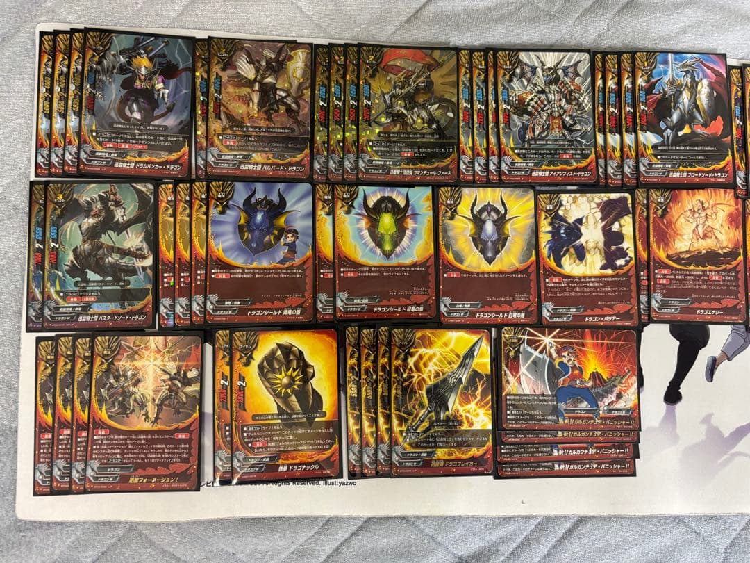 バディファイト 原作再現　迅雷騎士団デッキ　ドラム