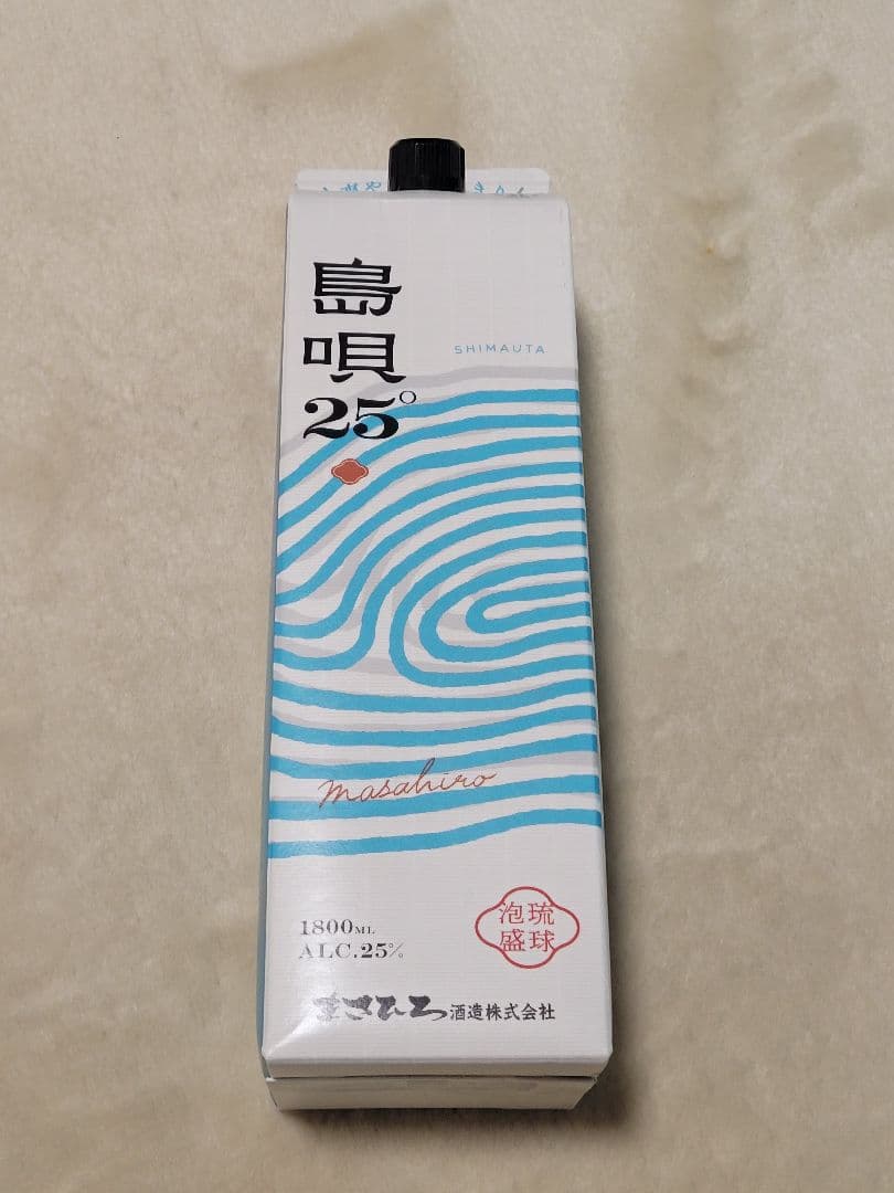 泡盛 島唄 25° 1800ml 6本セット　★激安価格★ 送料込み