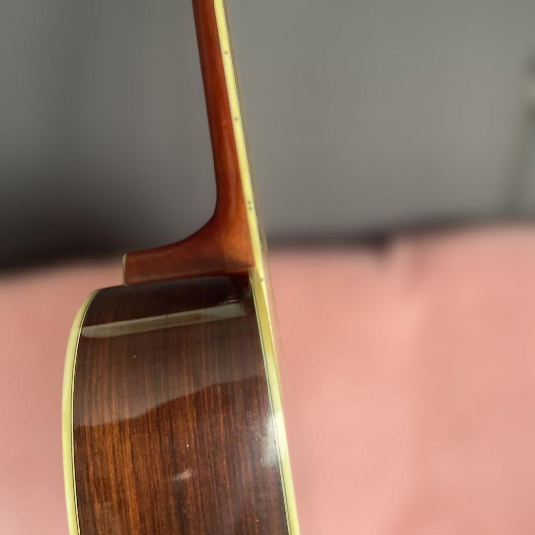 美品　螺鈿アコースティックギター モリスW-30 ハードケース付き