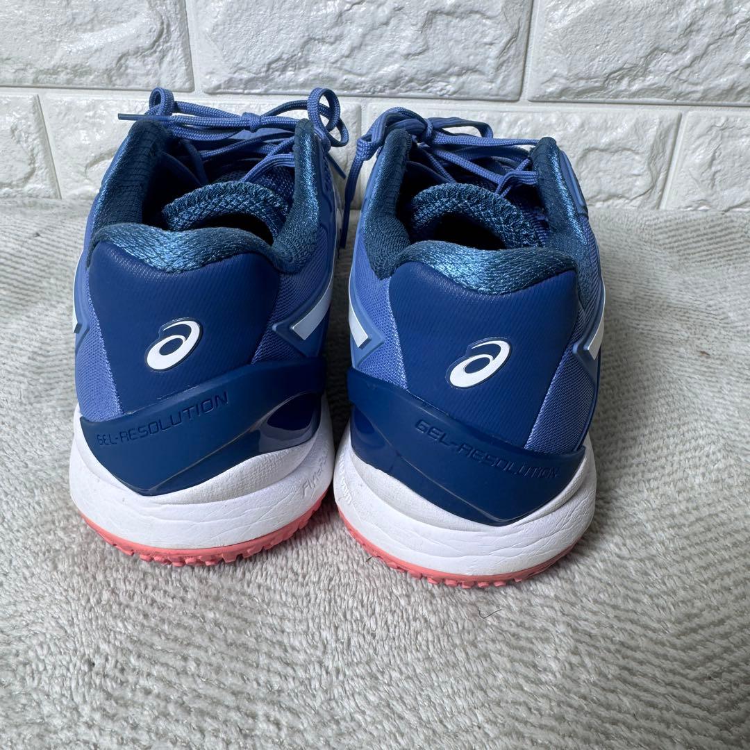 【美品】アシックス テニスシューズ ゲルレゾリューション8 WIDE 26.5
