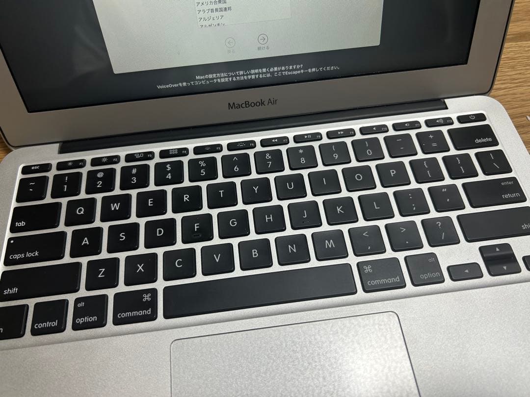 Macbook Air 11 inch early 2014 US キーボード