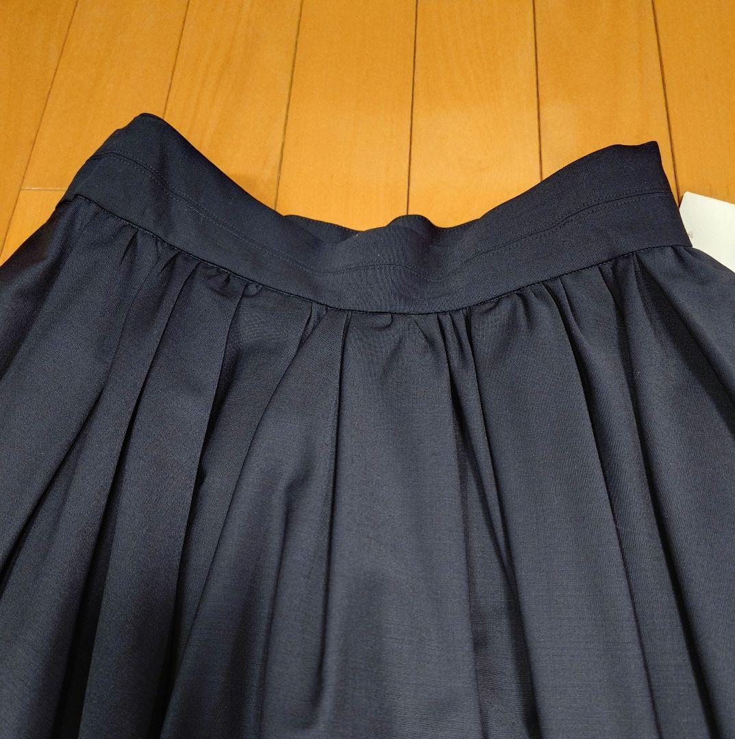 新品 Spick and Span Noble フレアスカート 36 ネイビー