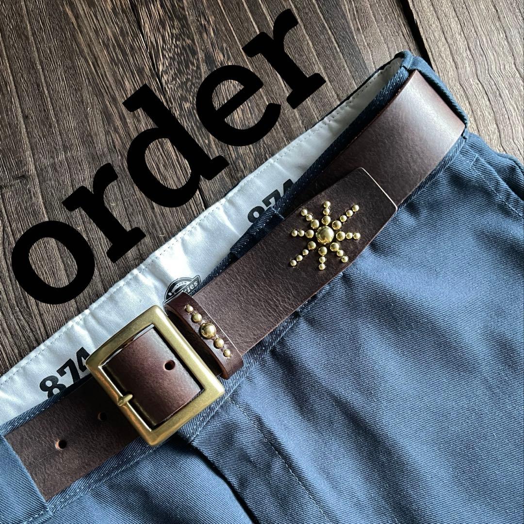 オーダー品　4点まとめ　ディッキーズベルト　ウォレットチェーン　ベルトループ