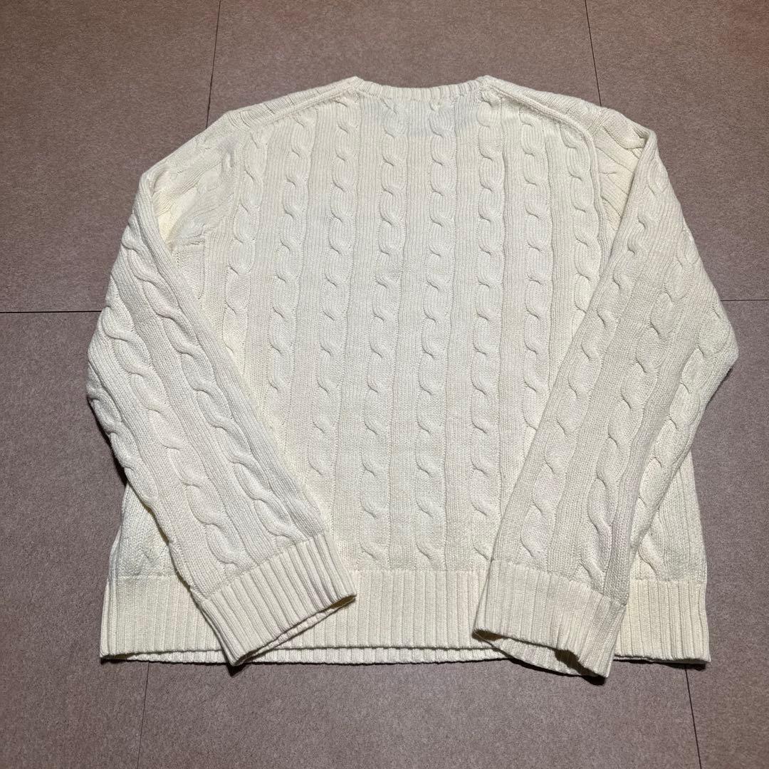 Polo Ralph Lauren セーター　ケーブルニット　コットン　綿　M