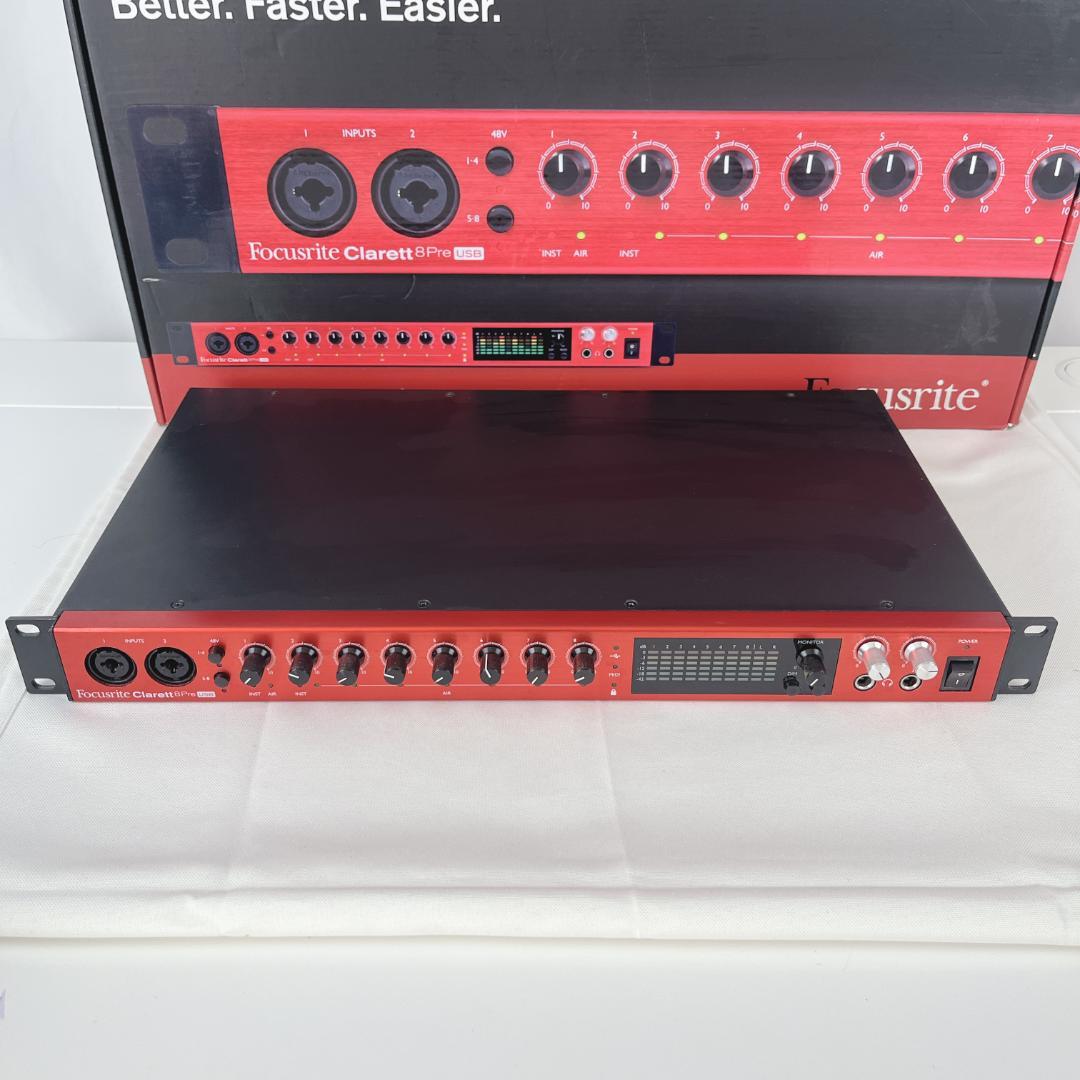 美品☘️ FOCUSRITE Clarett 8Pre USB インターフェース
