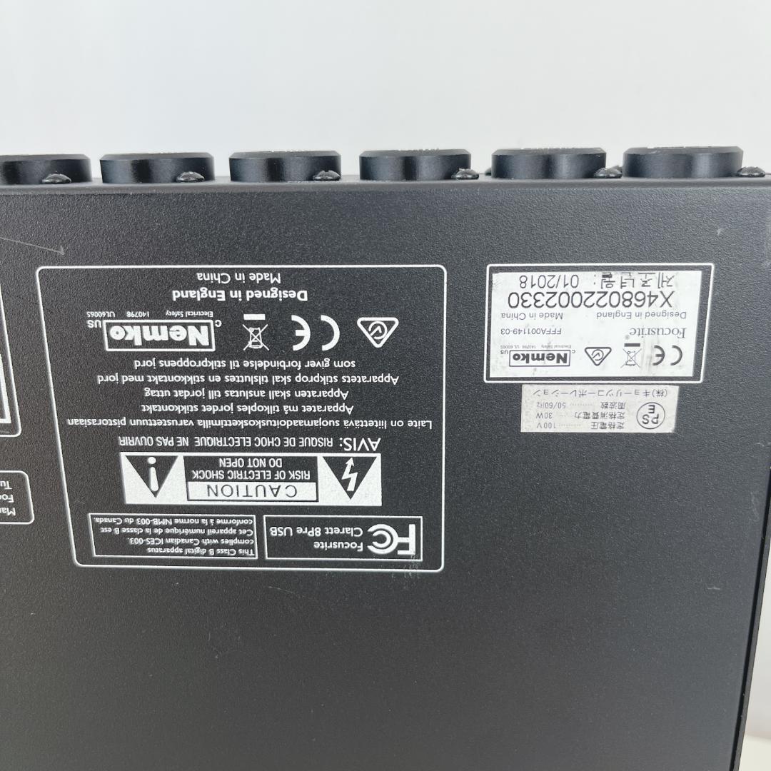 美品☘️ FOCUSRITE Clarett 8Pre USB インターフェース