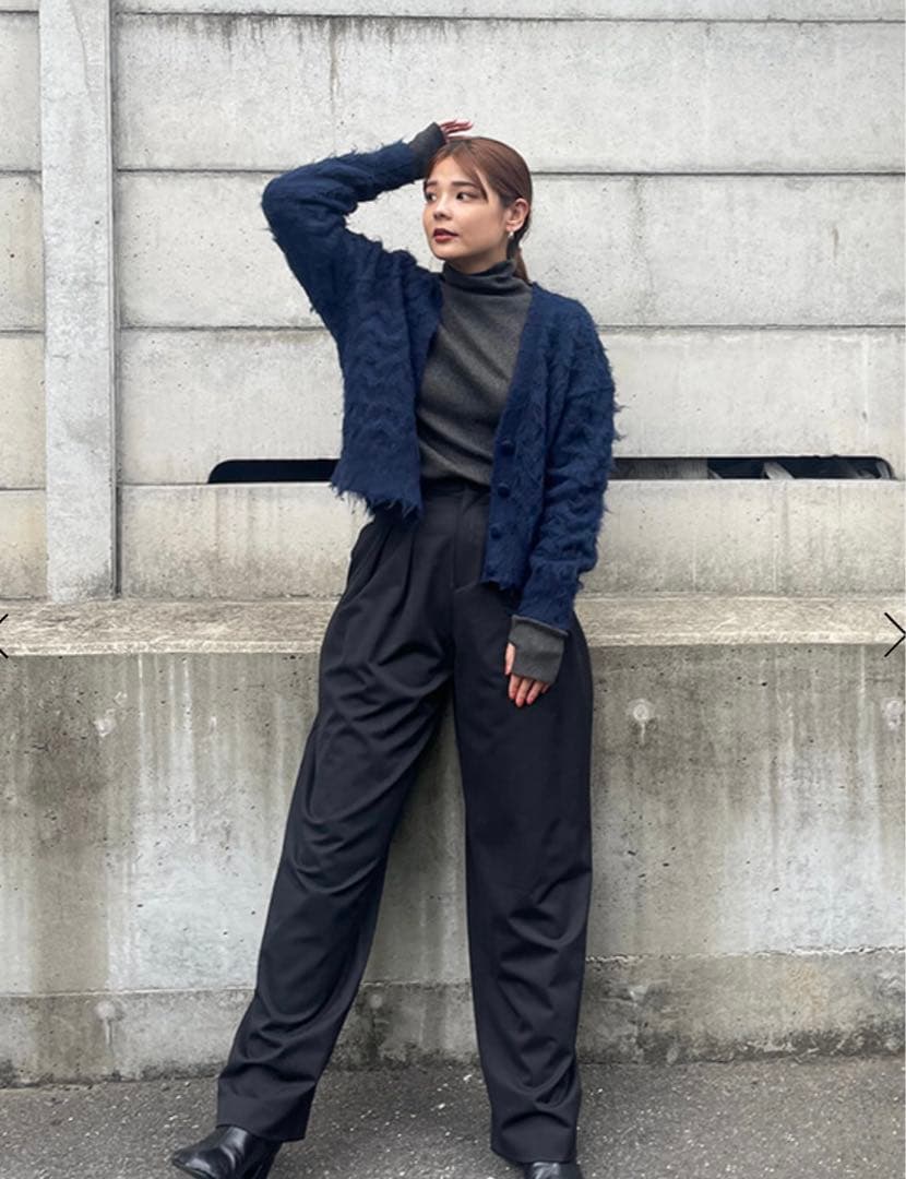 ゆるり CREDONA コード刺繍ロゴカーデ