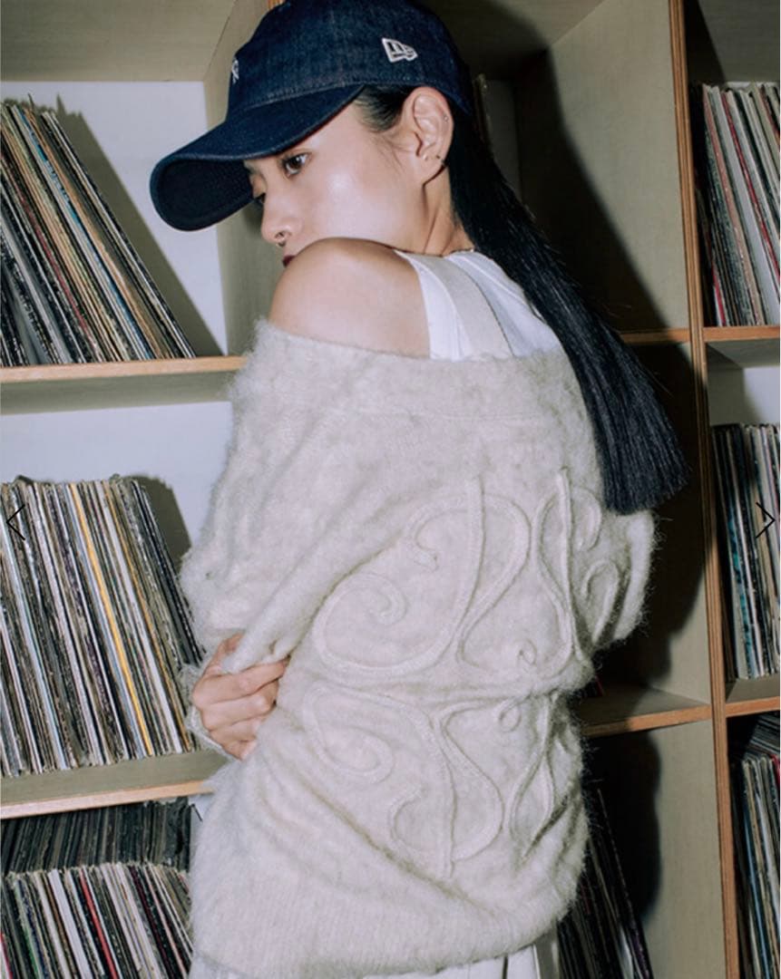 ゆるり CREDONA コード刺繍ロゴカーデ