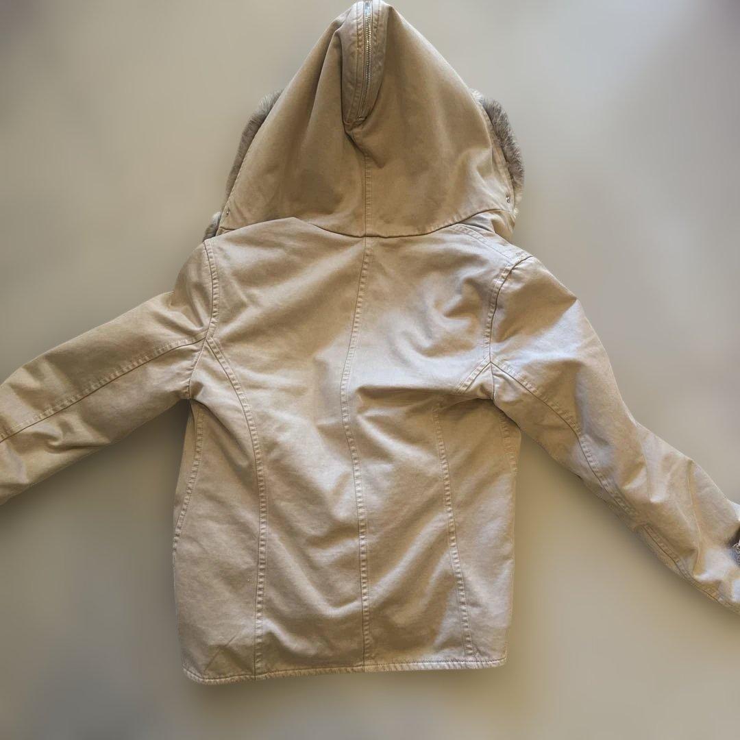 シェルビーノ　3way チンチラファージャケット　Lサイズ