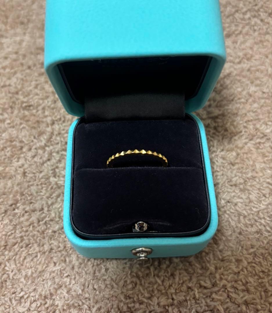 G*i様 【年内限定セール】MEHME k18 リング 7号〜9号 スタッズリン