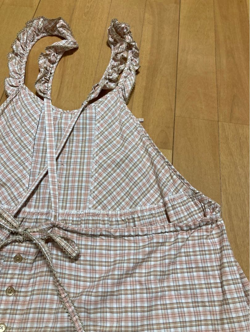 ピンクハウス　エプロン　ワンピース