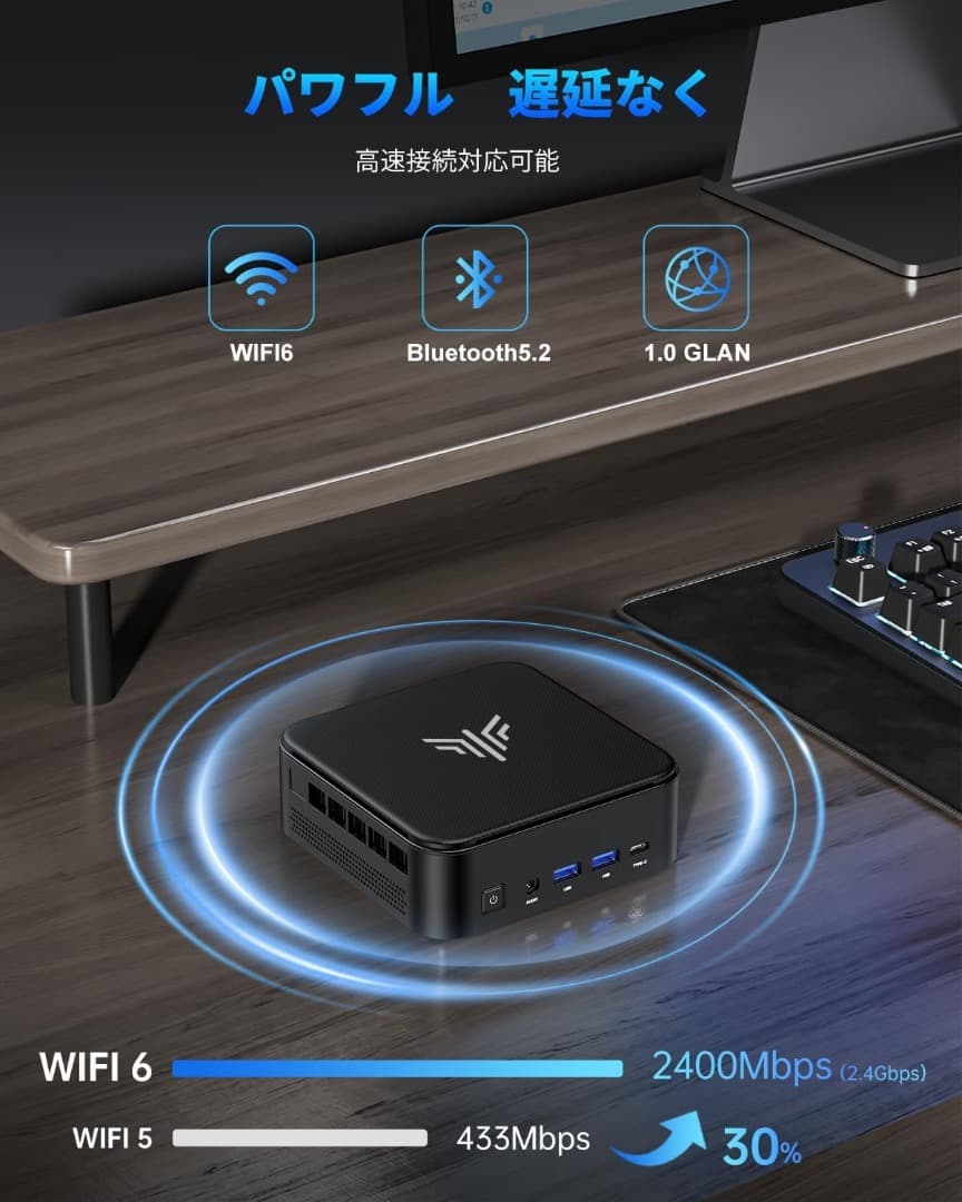 ミニpc Ryzen 7 5875U 16GB 512GB AMD