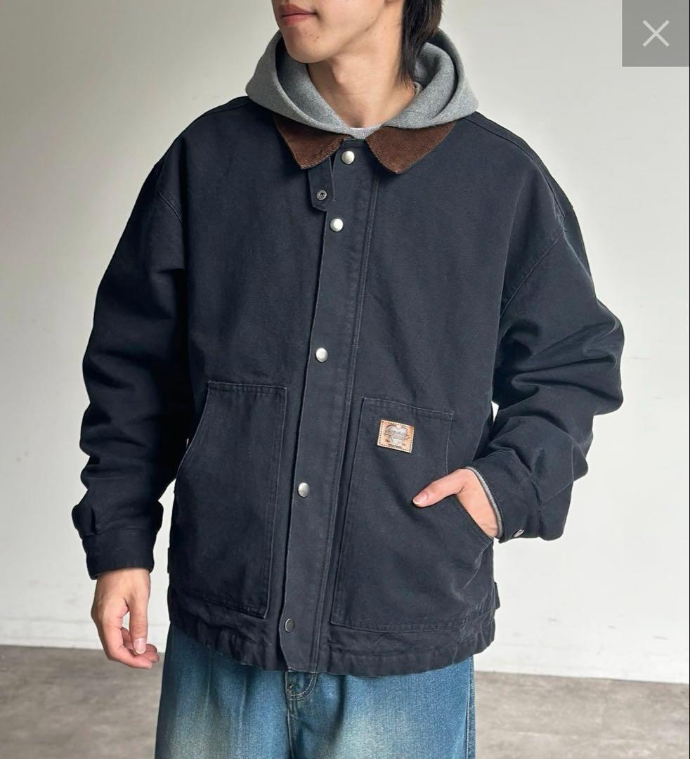 CPCM ブラック コットンジャケット L