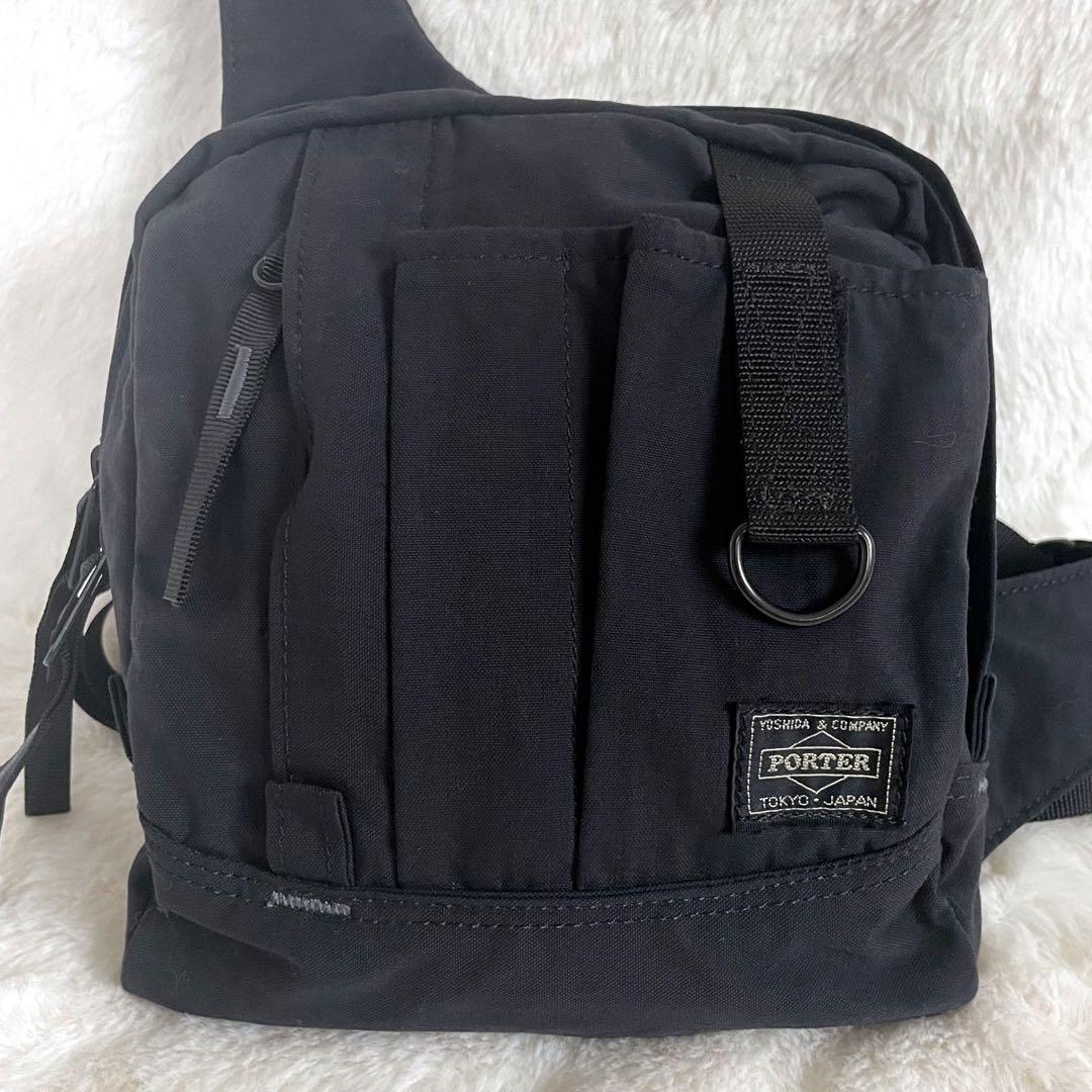 【激レア】PORTER タクティカル ボディバッグ ネイビー 未使用級 Y2K