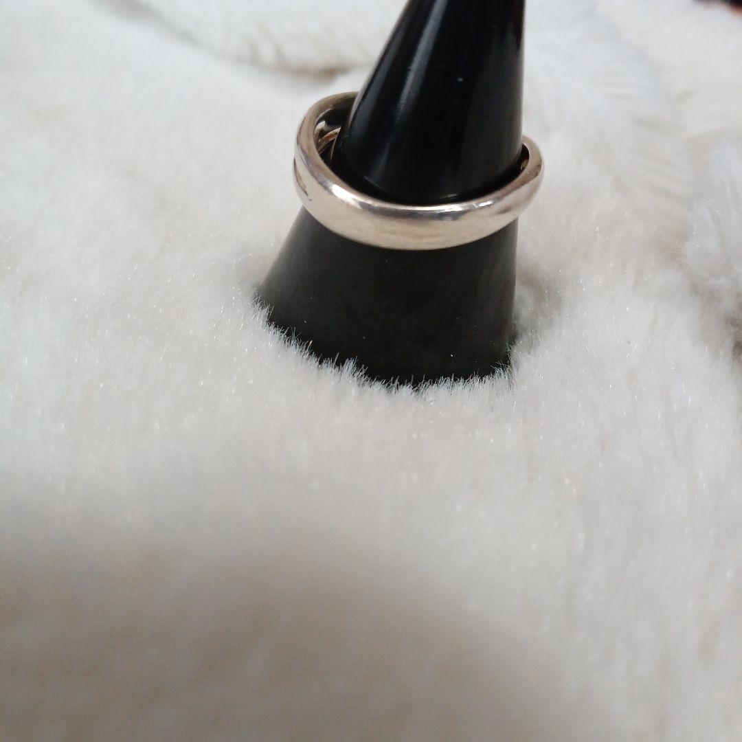 ぽ*ん様 「Ef et pe」K18＆SV925　デザインリング　9号　美品